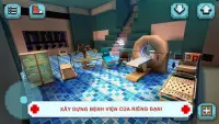 Hospital Craft: Trò chơi mô phỏng y tế và xây dựng Screen Shot 1