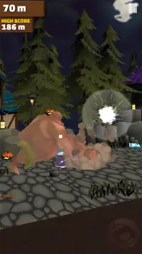 Witch Runner - Protect Troll Rush Screen Shot 0