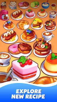 Merge Cafe: Cooking Theme Screen Shot 3