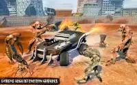 Road zombies smashing car killing games Screen Shot 0