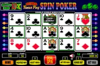 Super Times Pay Spin Poker Screen Shot 0