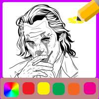 Heroes Joker Coloring Book