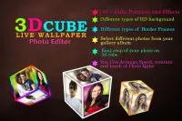 3D Cube Live Wallpaper Editor Screen Shot 12
