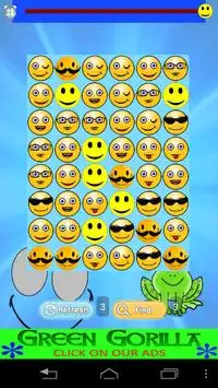 Happy Face Icons Puzzle Screen Shot 1