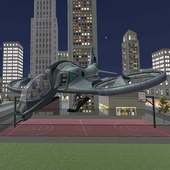 Helicóptero del avión de Miami