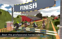 Real Racing Horse & Jumping Simulator 2018 Pro Screen Shot 5