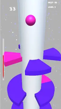 Helix Jump - Ball Crush : Helix Stack 3D Screen Shot 1