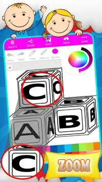 Coloring Alphabet ABC Screen Shot 7