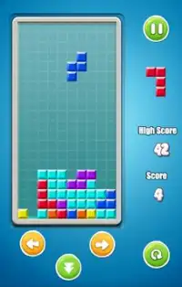 Retro Tetris Classic Screen Shot 1