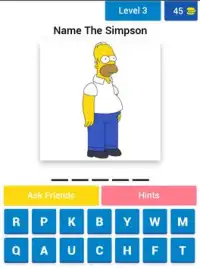 Guess The Simpsons Quiz Screen Shot 14