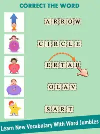 Kids Word Jumbles - Toddlers Hidden Word Games Screen Shot 6