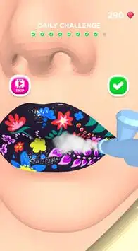 Lip Art !! 3D Screen Shot 1