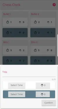 Chess Clock Screen Shot 3
