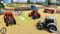 moden ladang traktor parking Screen Shot 4