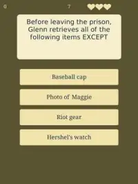 Trivia for The Walking Dead Screen Shot 7