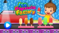 Ice Popsicle Factory: Frozen Ice Cream Maker Game Screen Shot 0