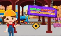 ट्रेन स्टेशन का निर्माण रेलवे ट्रैक गेम का निर्माण Screen Shot 4