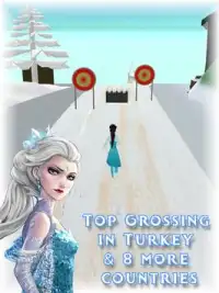Icy Froz Elsa Queen Ice Fall Screen Shot 2