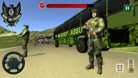 Army Bus Coach Driving: US Military Transport Screen Shot 2