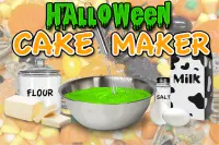 Halloween Cake Maker - Bake & Cook Candy Food Game Screen Shot 0