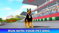 Pet Dog Run Simulator - Greyhound Racing Game Screen Shot 3