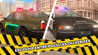 Carro Policial Ladrão Fuga 🚨 Corrida Perseguição Screen Shot 6