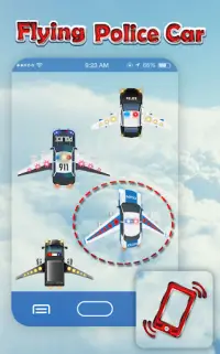 Flying Police Cars Screen Shot 3