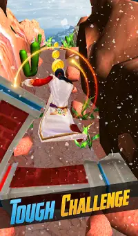 Snow Temple Escape - Evil Runner Game 3D Screen Shot 4