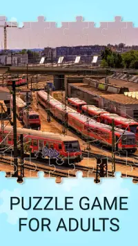 Trains jigsaw puzzles games Screen Shot 6