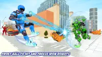 Flying Ice Robot Fighting Game Screen Shot 3