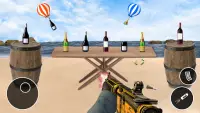 Bottle shooting Gun Games 3D Screen Shot 1
