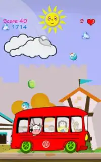 حلوى وبالونات - لعبة حافلة Screen Shot 6
