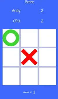 Tic Tac Toe - Play with friend and CPU Screen Shot 3
