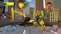 Heavy Excavator Robot - Transformation Robot Game Screen Shot 0