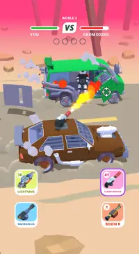 Desert Riders - Car Battle Game Screen Shot 2