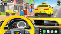Crazy Car Driving Taxi Game Screen Shot 1