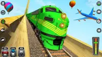 Mega Ramp Train Stunt Game Screen Shot 0