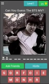 Guess The BTS's MV by J HOPE Pictures Quiz Game Screen Shot 1