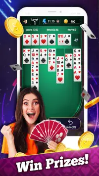 Lucky solitaire - card games Screen Shot 2