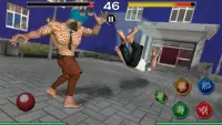 Gangster Karate Vechtspellen Screen Shot 2