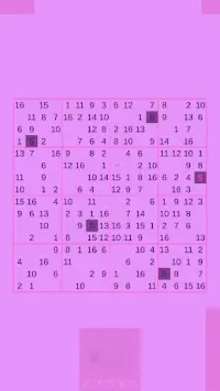 Sudoku 16 (AKA 16 x 16) Screen Shot 21