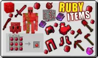Ruby Items 에 대한 Minecraft PE Screen Shot 0