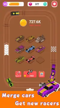 Samenvoegen Car Racer - Idle Rally Empire Screen Shot 2