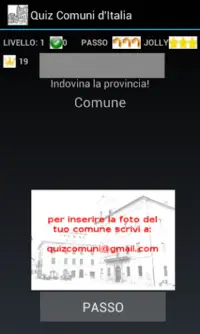 Quiz Comuni d'Italia Screen Shot 0