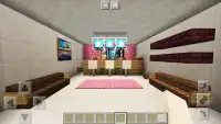 Pink House Minecraft Supermansion Girl Games Free Screen Shot 3