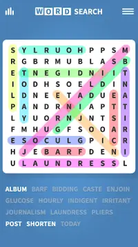 Word Search · Puzzles Screen Shot 1