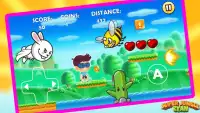 Super Jungle Zyan Adventures: 2D Run Dash Game Screen Shot 3