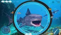 गुस्से में शार्क हमले: गहरे समुद्र शार्क शिकार खेल Screen Shot 8