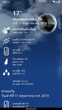 พยากรณ์อากาศ ประเทศไทย XL PRO Screen Shot 2