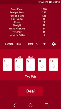 Pocket Poker Screen Shot 4